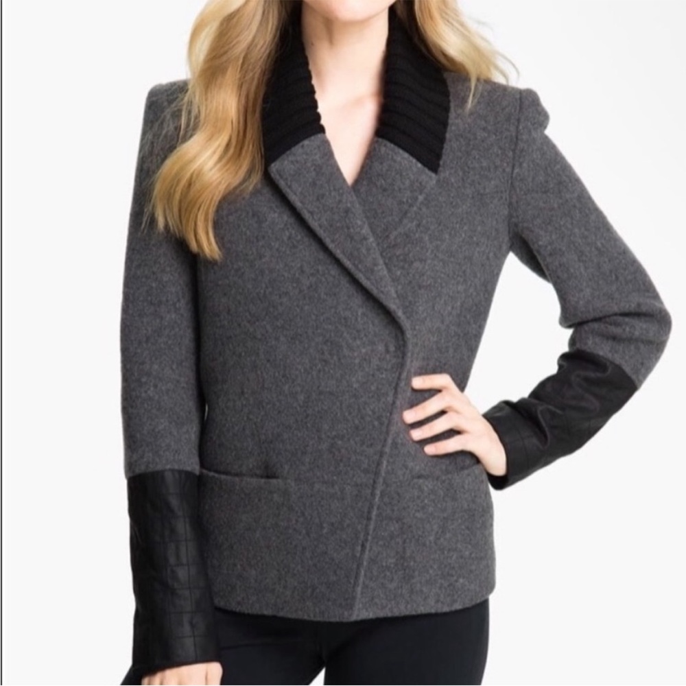 Theory Ponette wool riding jacket sz medium
